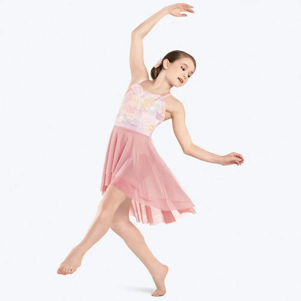 Pre-Owned Dance Costume Revolution RC23916 Large Child Ballet Pink Lyrical